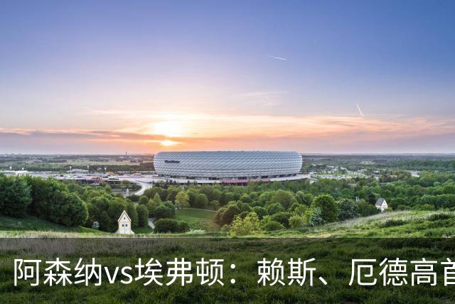 阿森纳vs埃弗顿：赖斯、厄德高首发，皮克福德、布伦南-约翰逊出战